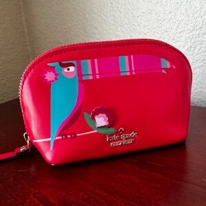 Kate Spade Haute Stuff Toucan Applique Coin Purse - Excellent Used Condition
